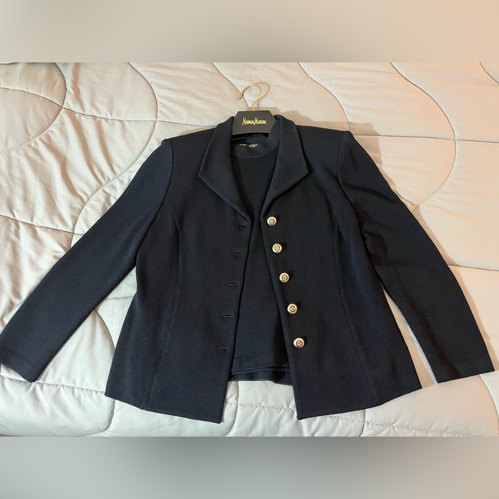 ST. JOHN BASIC - jacket and knit shell